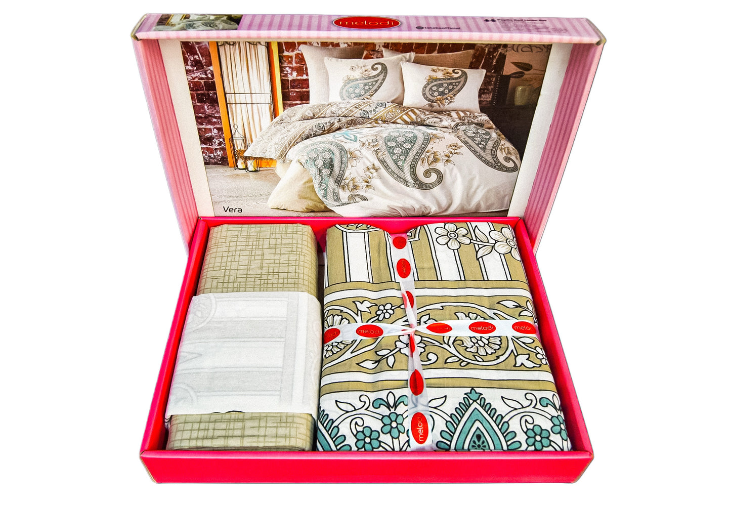 Lenjerie Poplin Vanilie Floral | Bumbac moale cu imprimeu