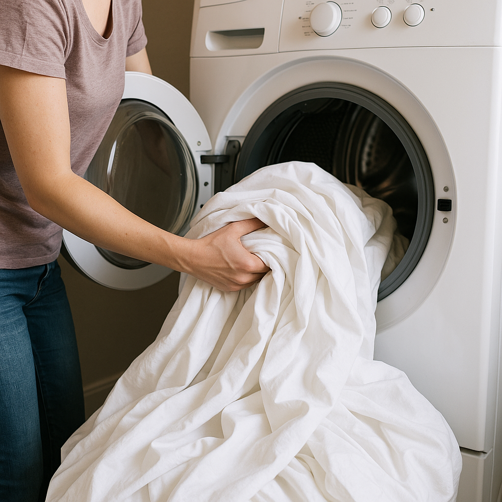 Cum se spala corect lenjeriile de pat