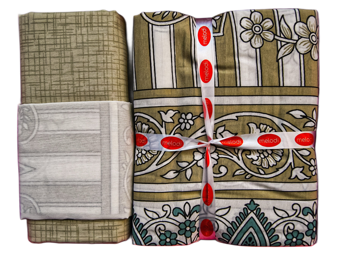 Lenjerie Poplin Vanilie Floral | Bumbac moale cu imprimeu