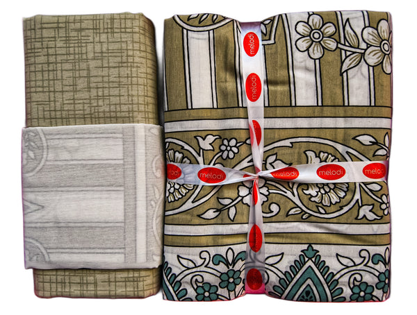 Lenjerie de Pat Brodat Regal Ranforce Satin de Lux Bleumarin