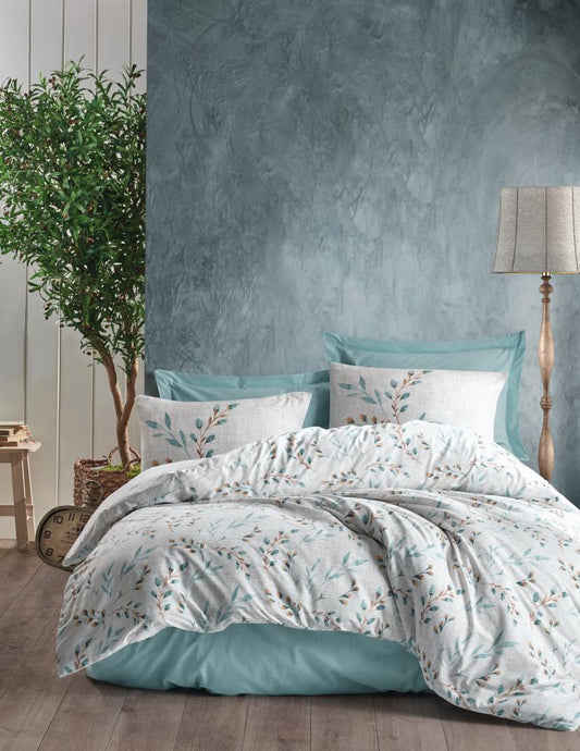 Set Lenjerie de Pat Lendell Mint | Bumbac fin, fresh și relaxant